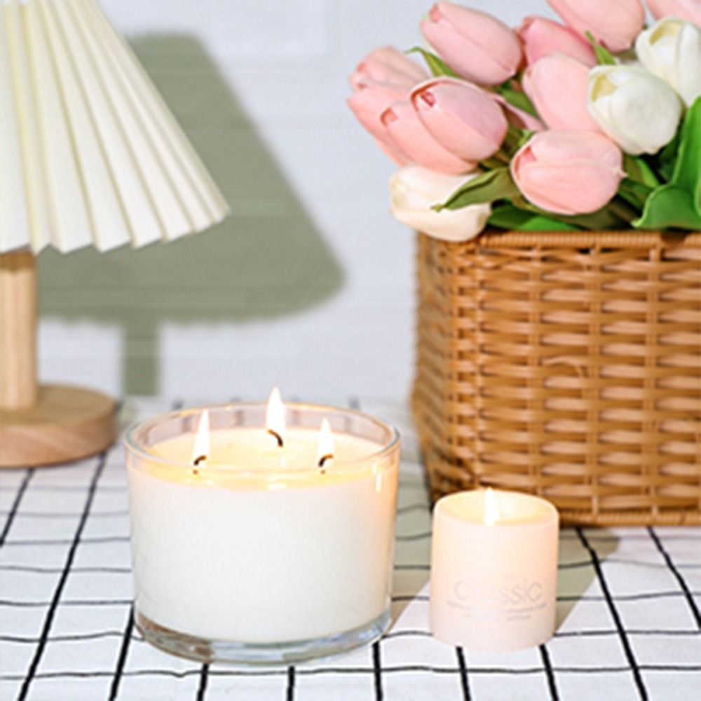 Frascos de vela de vidro trans - Candle Making Jars With Lids avaliação e preço