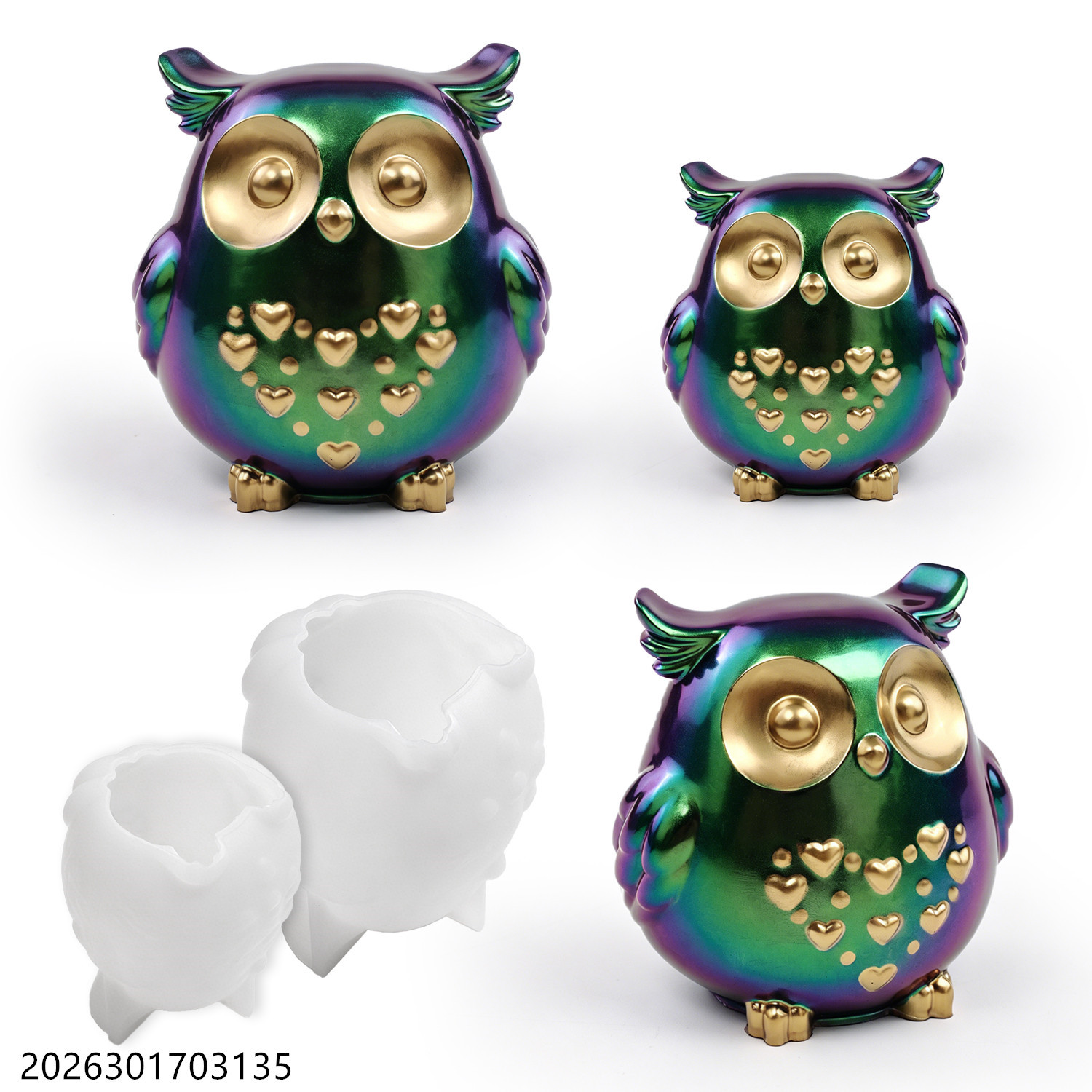 Molde de Silicone Coruja 3D em - Candle Making Kits avaliação e preço